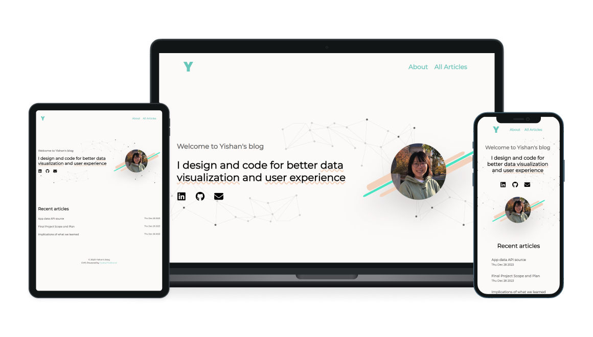 Personal Blog with Responsive Design